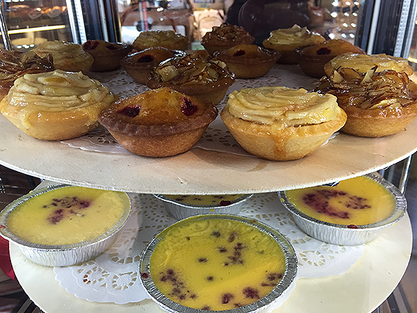 French pasteries at Chateaubriant Cafe and Bakery Devonport New Zealand