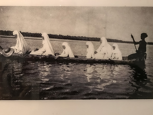 First Nuns Arriving by Canoe to the Tiwi Islands