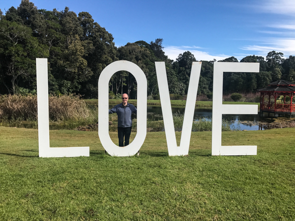 Mt Tamborine LOVE sign