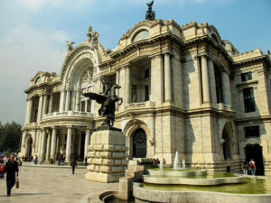 Mexico City Palace of the Arts Exterior