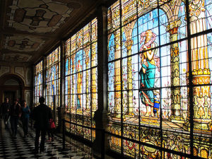 Mexico city stained glass windows