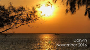 Sunset over Mindl Beach Darwin Northern Territory Australia