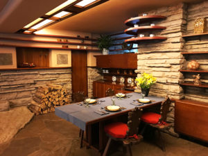 Fallingwater dining room