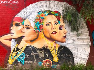 Mural Mexican Women